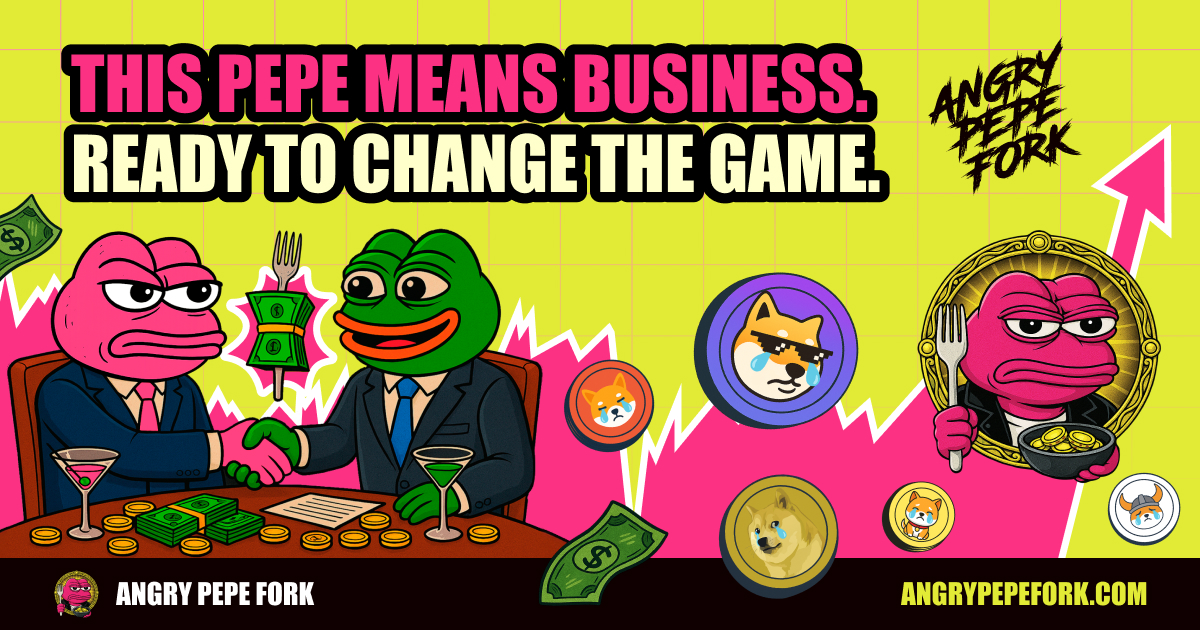 A New King of Meme Coins? As per Presale Charts, Angry Pepe Fork Could Overtake PEPE Soon