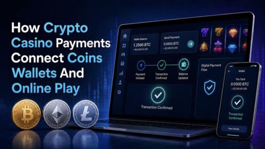 How Crypto Casino Payments Connect Coins Wallets And Online Play
