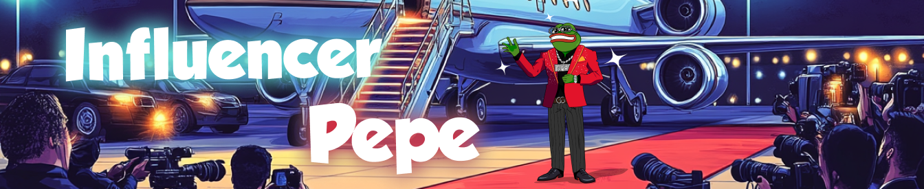 Influencer Pepe profile banner
