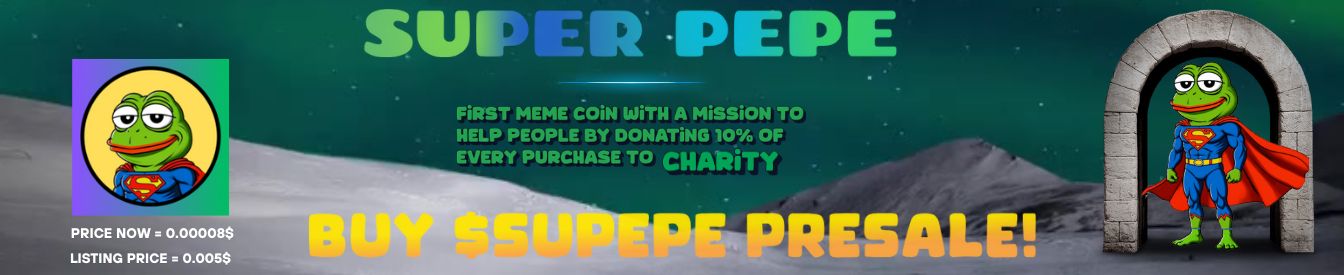 SUPER PEPE profile banner