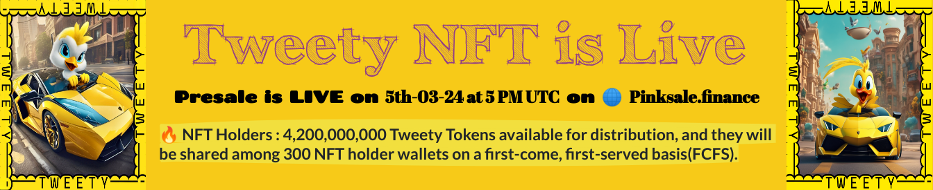 TWEETY profile banner