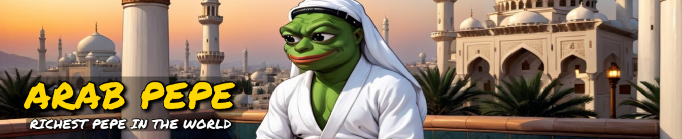 Arab Pepe on Sol profile banner