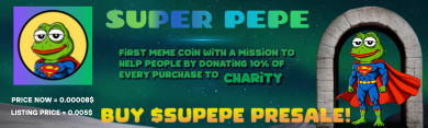 SUPER PEPE profile banner