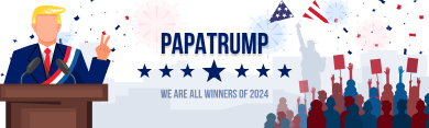 PAPA Trump profile banner