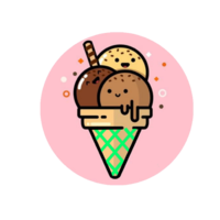 Ice Cream Coklat