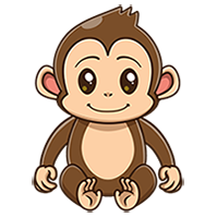 Monkey see, Monkey do.