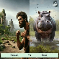 100 Men Vs Hippo