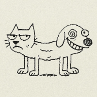 Word Retard CatDog