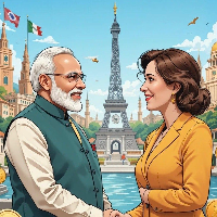 MODI LOVE MELONI