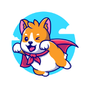 A adorable inu