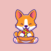 Pizza Corgi