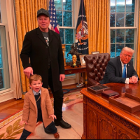 Trump Elon and X Æ A-XII