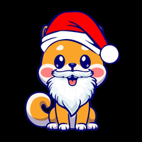 Christmas Shiba
