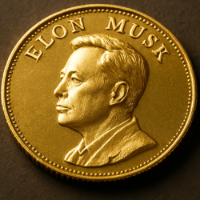 Elon Musk Gold Coin