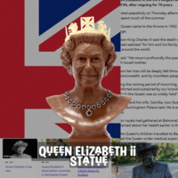 Queen Elizabeth ii Statue