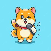 Singing Shiba