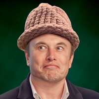 Elon Musk Wif Hat