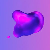 Purple Bubble Coin