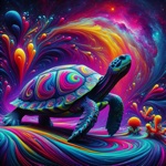 Trippy turtle