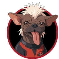 PEGGY THE DEADPOOL DOG