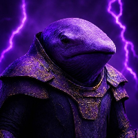 The purple whale