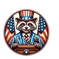 Raccoon Patriot