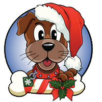 Santa dog INU