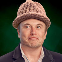 Elon Musk Wif Hat