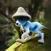 Real Smurf Dog