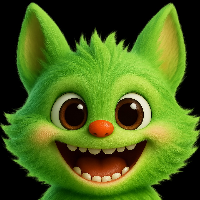 Green Labubu