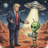 Trump w Alien