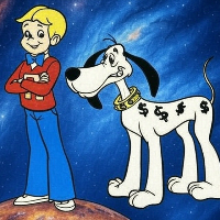 Richie Rich and Dollar the Dog