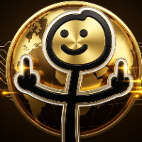 Middle Finger Stick Man AI