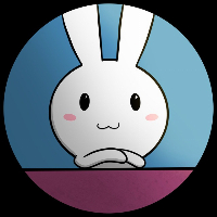 Rainbow bunny