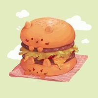 Burger Cat