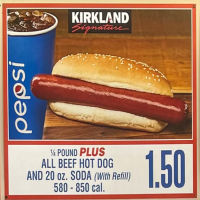 Costco Hot Dog
