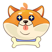 Bone Tie Shiba Inu