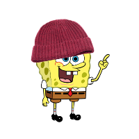 Spongebob wif hat