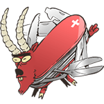 Swiss Army Goat