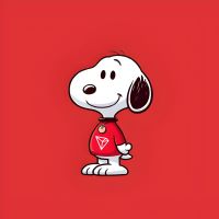 Snoopy the cute dog
