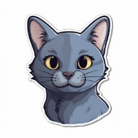 Cat with bold