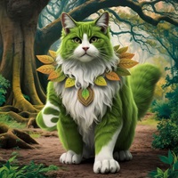 Green Cat