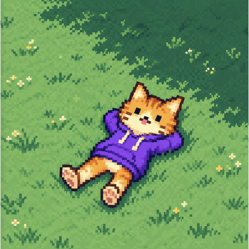 Touch Grass Cat