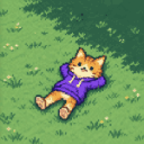 Touch Grass Cat