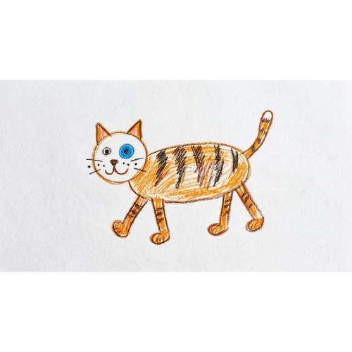 Kitty without hat